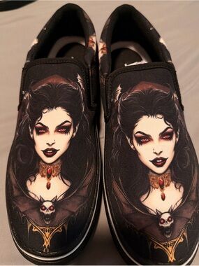 Lastlight Apparel Gothic Vampire Slip-on shoes